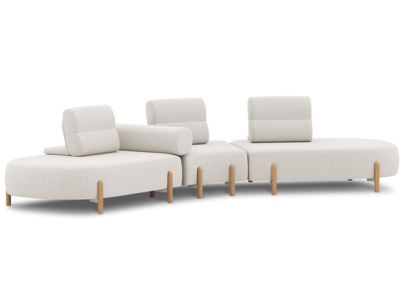 Диван модульный Альди-4 Bucle White